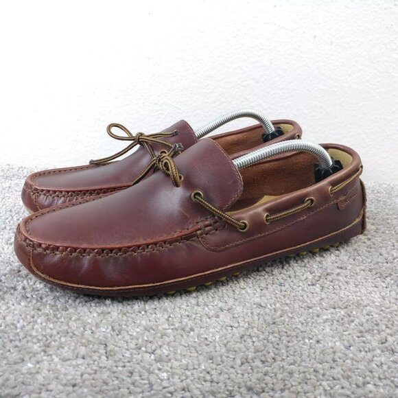 Cole Haan Gunnison Driving Moccasin Loafers Mens 7 Shoes Brown Leather Slip  On